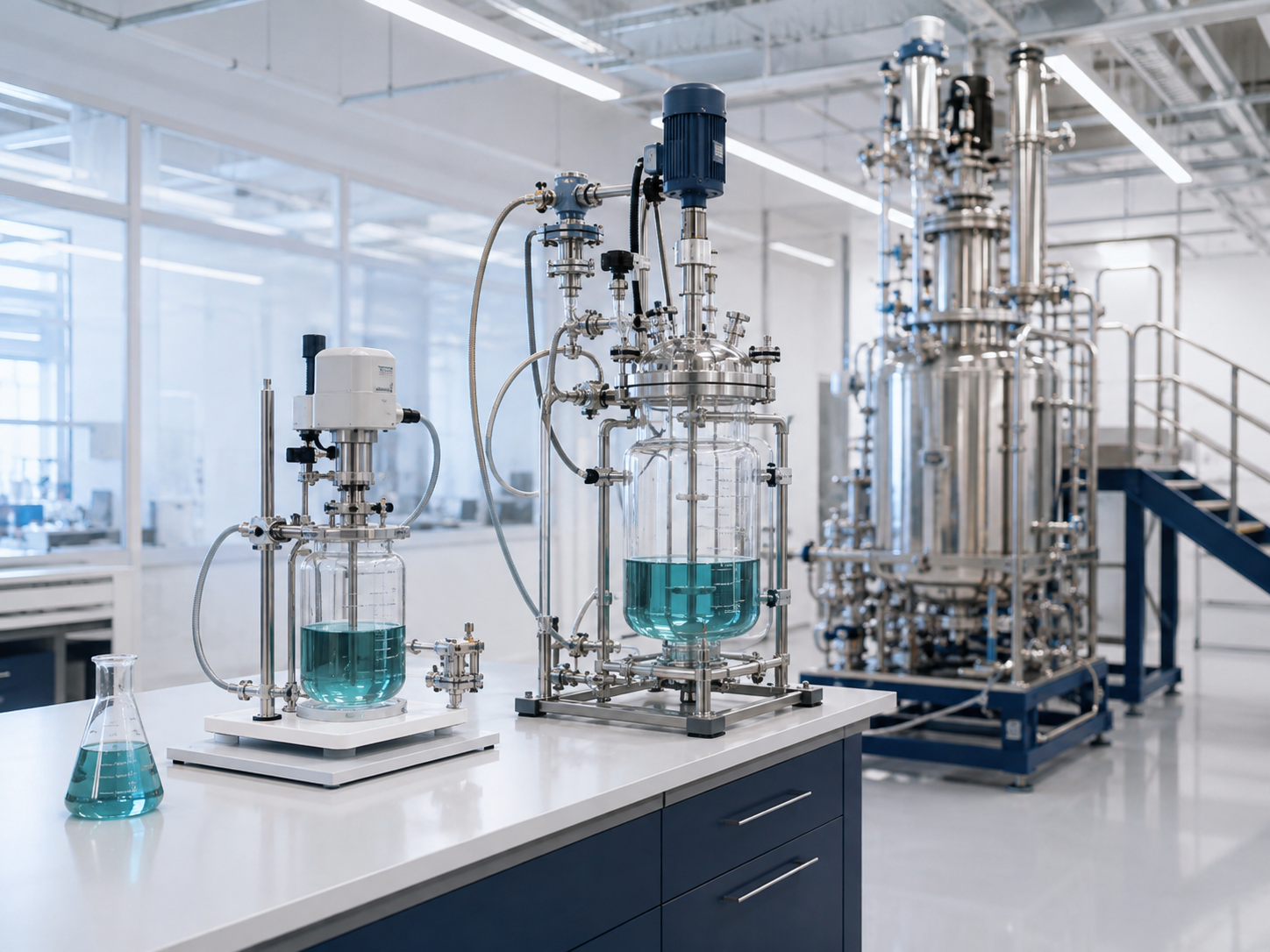 Pilot-scale chemical development